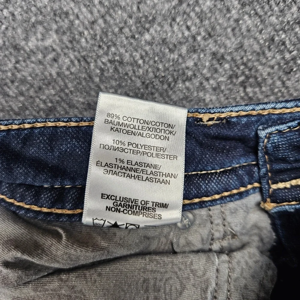Silver Aiko Mid Slim Boot Joga Jeans Women's 30 Dark Wash Denim Stretch